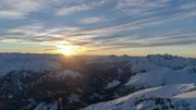 Die Pleisenspitze im Karwendel in Tirol.