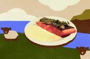 Eine Heirat nach irischer Art: Lachs in Whiskey-Sauce