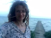 Sarah Diehl, Schwarzes Meer,  Selfie am Sarichioi Steg.