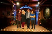 v.li.: Gabriel Mair (Buonomemes), Barbara Balldini, Walter Kammerhofer und Bernhard Viktorin posieren f&uuml;r ein Foto.