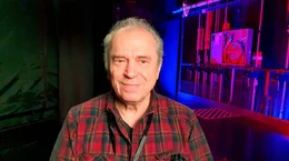 G&uuml;nther Sigl von der Spider Murphy Gang ist 1972 als Fan beim Rockmusik-Festival in Rheinland-Pfalz.