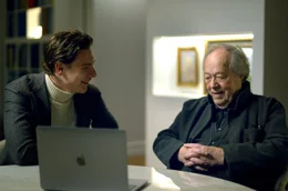 Klaus M&auml;kel&auml; (li.) und sein Lehrer Jorma Panula (re.)