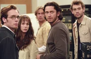 Chris (Paul Walker, Mitte) muss seinen Vater retten, der auf einer Zeitreise verschollen ist. Die Arch&auml;ologen Kate (Frances O&rsquo;Connor), Marek (Gerard Butler, 2. v. re.), Francois (Rossif Sutherland, re.) und Josh (Ethan Embry) folgen ihm ins Mittelalter.