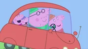 v.li.: Peppa Pig, George Pig, Daddy Pig, Mummy Pig