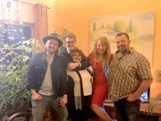 V.l.: Peter, Tobias, Gisela, Lidia und Gastgeber Michael