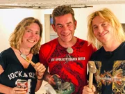 V.l.: Claudia, Frank und Kumpel Ralf.