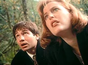 Mulder (David Duchovny) und Scully (Gillian Anderson) verd&auml;chtigen eine Frau, die 15-j&auml;hrige Amy entf&uuml;hrt zu haben.
