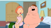 Lois Griffin (l.); Peter Griffin (r.) Lois Griffin (l.); Peter Griffin (r.)
