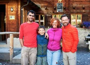 J&uuml;rg, Tim, Marlies Martig und Nik Hartmann