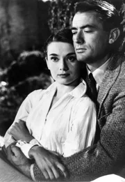 Audrey Hepburn, Gregory Peck.