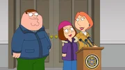 (v.l.n.r.) Peter Griffin, Meg Griffin, Lois Griffin