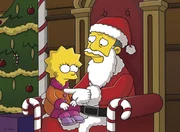 Es ist mal wieder Weihnachten in Springfield und Gil Gunderson (r.), der Dauerloser, hat sich bei einem Kaufhaus verdingt, um dort als Weihnachtsmann zu arbeiten. Das geht auch so lange gut, bis er Lisa (l.) einen Gefallen tun will und ihr eine besondere Puppe besorgt, die eigentlich schon ausverkauft ist ... Es ist mal wieder Weihnachten in Springfield und Gil Gunderson (r.), der Dauerloser, hat sich bei einem Kaufhaus verdingt, um dort als Weihnachtsmann zu arbeiten. Das geht auch so lange gut, bis er Lisa (l.) einen Gefallen tun will und ihr eine besondere Puppe besorgt, die eigentlich schon ausverkauft ist ...