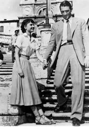 Audrey Hepburn, Gregory Peck.