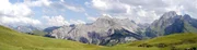 Panorama der oberen Partnom Alpe.