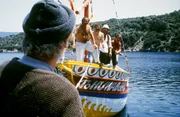 Josef Meinrad, auf dem Schiff: Raphael Wilczek, Erwin Steinhauer, Heinz Petters.