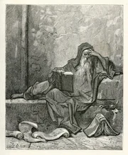 Merl&iacute;n, de Gustavo Dor&eacute;.