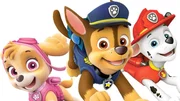 Sie sind ein unschlagbares Team (v.l.): die immer l&auml;chelnde Skye, das stolze Polizeih&uuml;ndchen Chase und der tollpatschige Feuerwehrwelpe Marshall.