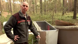 Aufr&auml;umaktion im Wald.