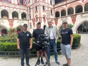 Andreas Varga, Manuel Koch Burgherr Goess-Enzenberg, Fritz Aigner bei Schloss Tratzberg