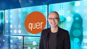 Key Visual Sendereihenbild mit Typo zu "quer", dem kritischen und satirischen Wochenmagazins. Hintergr&uuml;ndig, politisch, bayerisch mit Christoph S&uuml;&szlig;.