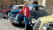 Abenteuer auf der Burgenstra&szlig;e Annette Krause unterwegs mit Oldtimern.