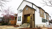 Exterior of Schmitt's newly built home, as seen on Windy City Rehab. Exterior of Schmitt's newly built home, as seen on Windy City Rehab.