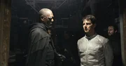 Morgan Freeman (Malcolm Beech), Tom Cruise (Jack Harper).