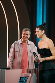 Till Reiners (l.); Andrea Petkovic (r.)