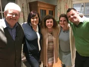 V.l.: Helmut, Petra, Gastgeberin Andrea, Jessy und Toffas