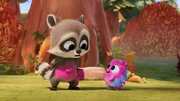 v.li.: Baby Raccoon, Baby Lemming