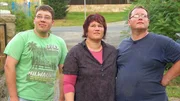 Von links: Sven, Hobby-K&ouml;chin Marion (39) und Peter (40).