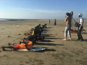 Warm up am Strand von Cox&rsquo;s Bazar
