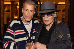 Benjamin von Stuckrad-Barre (l.) und Udo Lindenberg (r.).