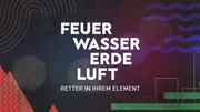 Das Logo zum VOX-Format "Feuer, Wasser, Erde, Luft  Retter in ihrem Element".