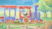 Dylan hat Spaß als Lokführer seiner eigenen bunten Eisenbahn, mit der er alle seine Freunde an ihr Reiseziel befördert. Dylan hat Spaß als Lokführer seiner eigenen bunten Eisenbahn, mit der er alle seine Freunde an ihr Reiseziel befördert.