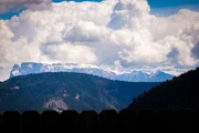 Ausblick vom Putzer Kreutz auf die Dolomiten Ausblick vom Putzer Kreutz auf die Dolomiten