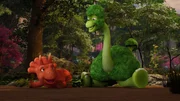 Aus dieser verknoteten Situation machen Ginger und der Brokolisaurus das Beste. Aus dieser verknoteten Situation machen Ginger und der Brokolisaurus das Beste.