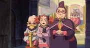 L-R: Dr Dee, Mary und Frau Mumblechook