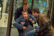 L-R: Mark Darcy (Colin Firth), Bridget Jones (Ren&eacute;e Zellweger), Jack Qwant (Patrick Dempsey).