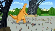 "Tom", "Tom in Paris." Auch in Paris wird Tom seine Verfolger nicht los. Sie haben einen Sender an seinem K&ouml;rper befestigt. Jetzt wei&szlig; Mr. Carter immer, wo sich der Dinosaurier befindet.