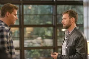 L-R: Seeley Booth (David Boreanaz) und Jack Hodgins (T.J. Thyne)
