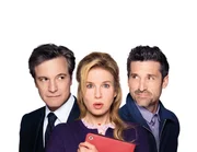 L-R: Mark Darcy (Colin Firth), Bridget Jones (Ren&eacute;e Zellweger), Jack Qwant (Patrick Dempsey).