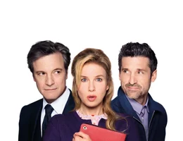 L-R: Mark Darcy (Colin Firth), Bridget Jones (Ren&eacute;e Zellweger), Jack Qwant (Patrick Dempsey).