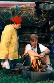 v.li.: Nachbarjunge (Reinhard Nowak), Nachbarjunge (Roland D&uuml;ringer).