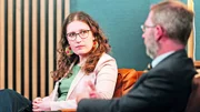 Judith Gebbe, Prof. Christoph Raedel (v. l.)
