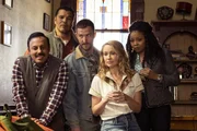 (v.l.n.r.) Reverend Jax (Rizwan Manji); Dwayne (Geno Segers); Wayne (Will Greenberg); Ginny (Anna Camp); Adams Adams (Tymberlee Hill)