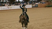 Gina Schumacher bei den World Reining Championships 2025 in Givrins, Schweiz.