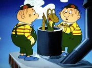 Es geht abw&auml;rts. Ob Little Bill nun will oder nicht &ndash; Tweedle Dee und Tweedle Dum sorgen daf&uuml;r, dass er durch den Schornstein ins Haus des gro&szlig;en wei&szlig;en Kaninchens steigt.