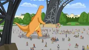 Mit seinen Freunden Tip und Wanda und dem Zirkus ist Tom in Paris angekommen. Doch leider sind auch hier Hatch und Weedon hinter dem Dino her...