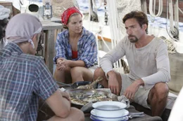 Yvonne Catterfeld (Lotte Baierl), Benjamin Sadler (Hans Hass).